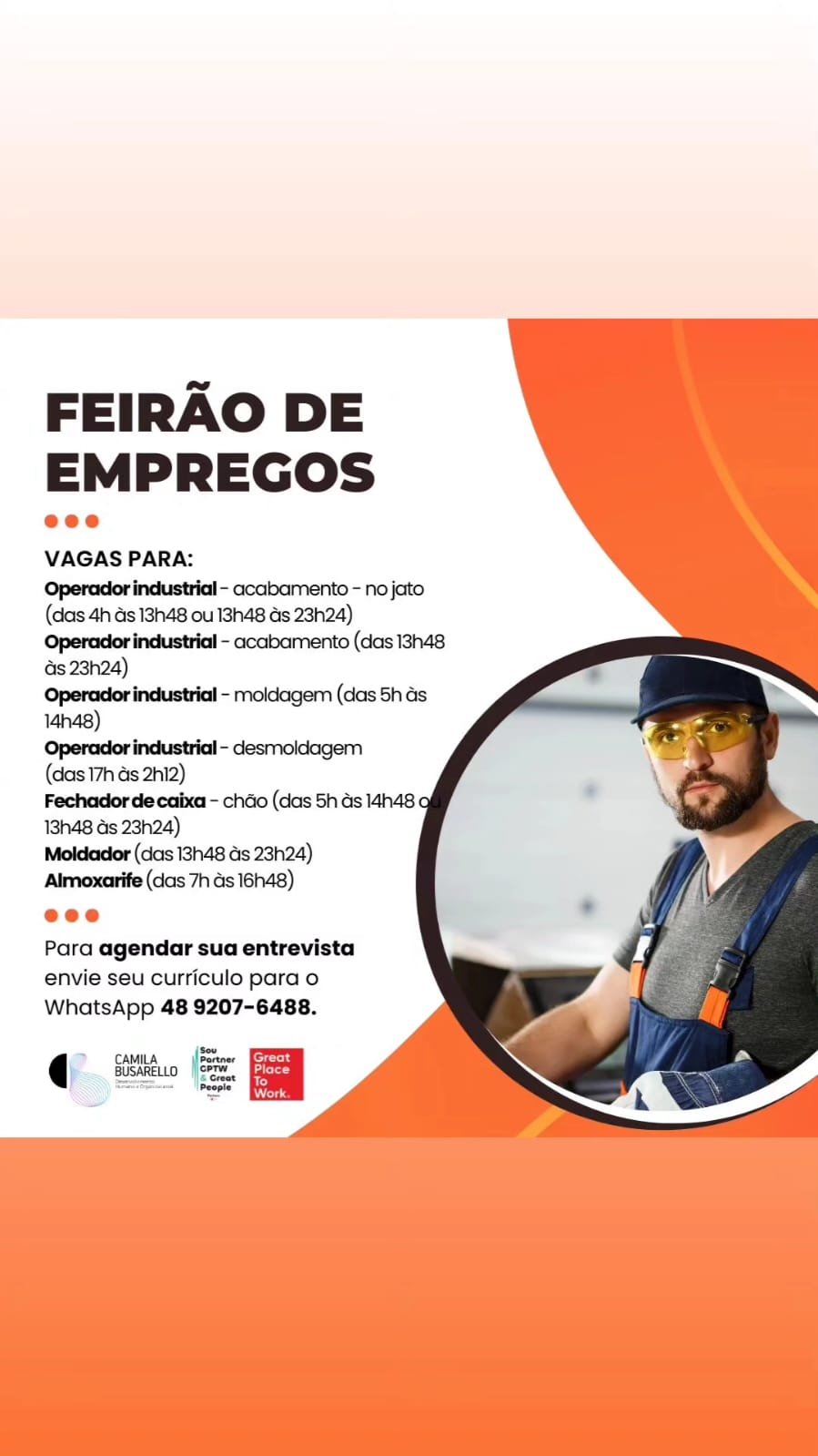 12 novas vagas de emprego em Nova Veneza